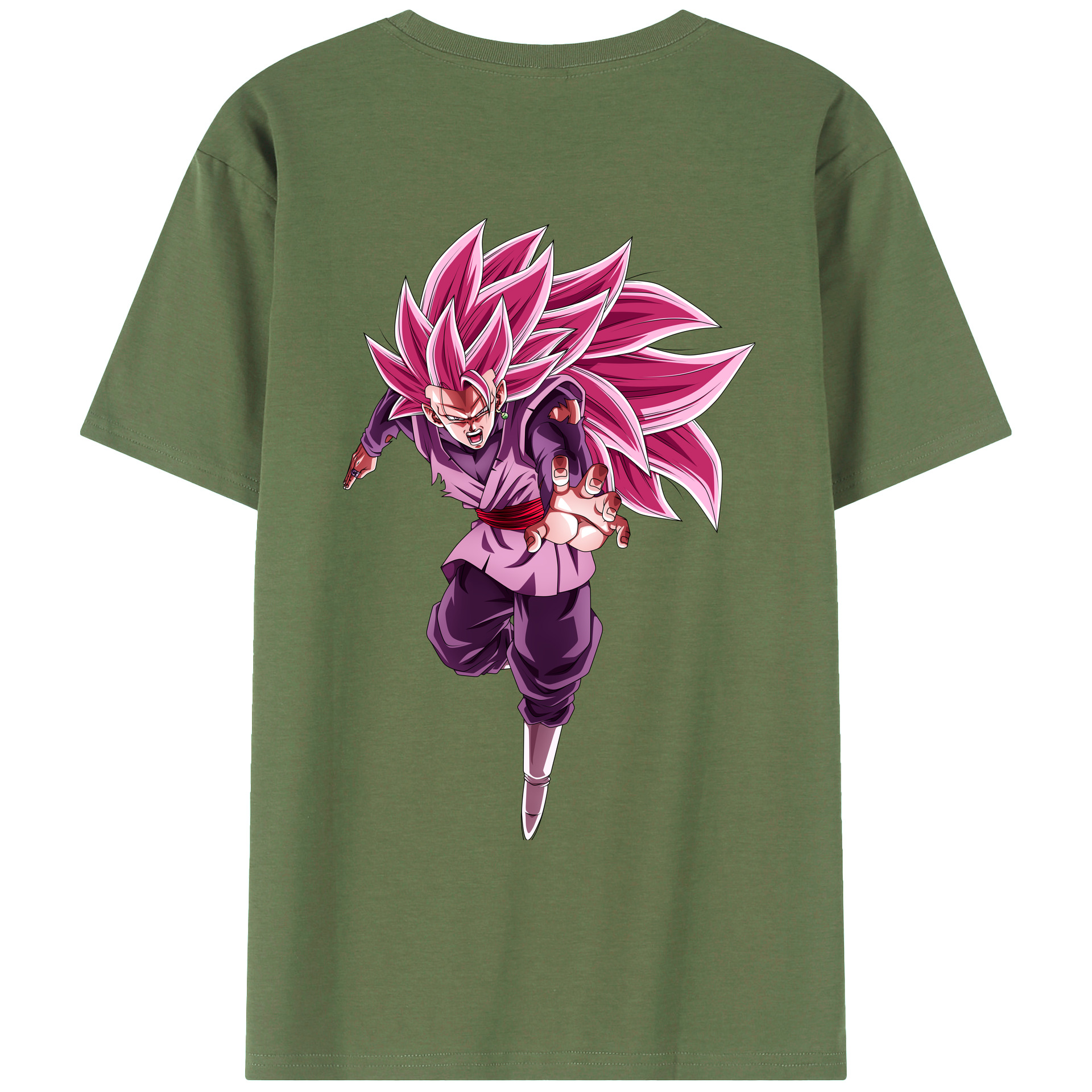 （画像用） ドラゴンボール ベジット DRAGON BALL Vegetto 綿100％ メンズ半袖Tシャツ（バックプリント） 通気性